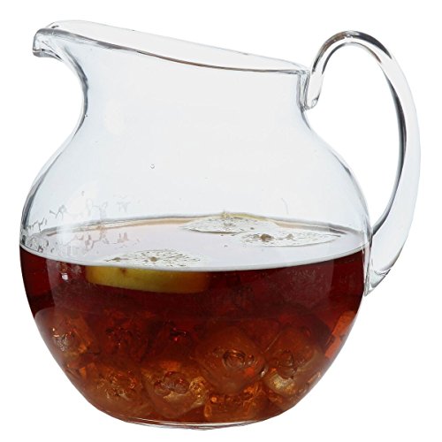 Lily's Home Shatterproof Plastic Pitcher, the Large Capacity Makes it Excellent for Parties, Both Indoor and Outdoor, Clear (100 Ounces)