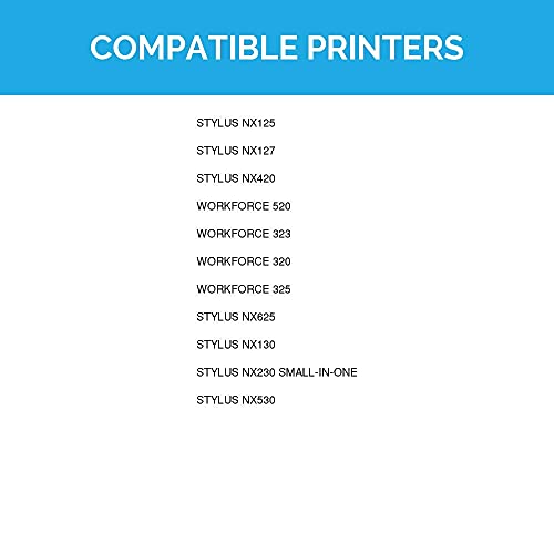 LD Products Remanufactured Ink Cartridge Replacement for Epson 125 ( Black , 3-Pack )