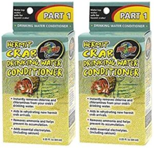 zoo med hermit crab drinking water conditioner (2 pack)
