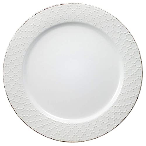 Pfaltzgraff French Lace White 16 Piece Dinnerware Set, Service for 4