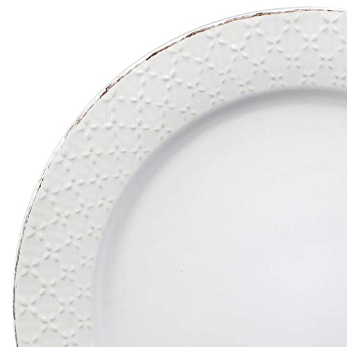 Pfaltzgraff French Lace White 16 Piece Dinnerware Set, Service for 4