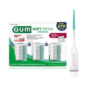gum - 6325a soft-picks original dental picks, 270 count