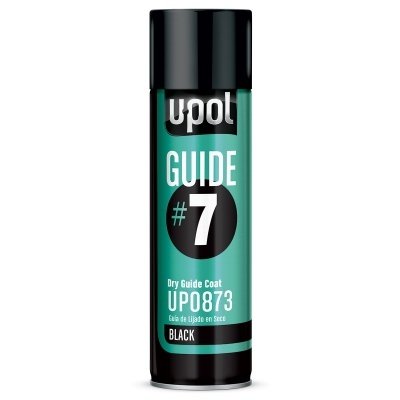 U-POL 0873 Guide 7 Dry Guide Coat, Black, 450 ml Aerosol