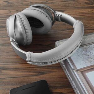 Geekria Headband Cover Compatible with Bose QuietComfort QC35 II Gaming, QC35, QC45 Headphones/Headband Protector/Headband Cushion/Easy DIY Installation No Tool Needed (Silver)