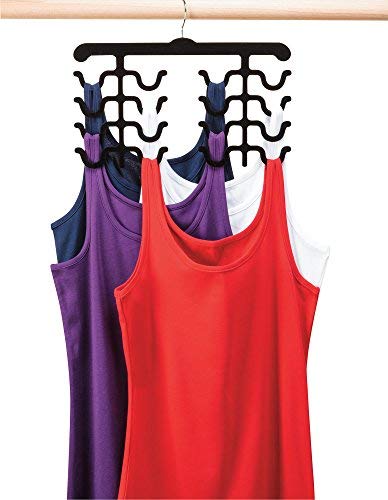 The Paragon Cami Hanger - Non-Slip Closet Organizer for Tank Tops, Sports Bras, Bathing Suits, Belts, Accessories; Keep Essentials Wrinkle-Free and Organized