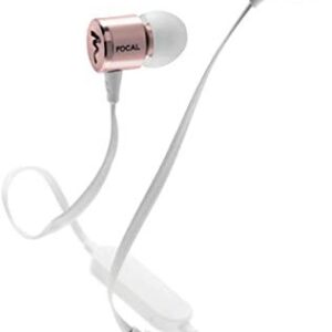 Focal Spark Wireless In-Ear Headphones with 3-Button Remote and Microphone (Silver)