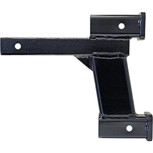 roadmaster 077-10 dual hitch receiver with 2 inch and 10 inch offsets