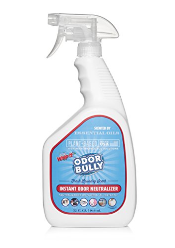 Whip-It Odor Bully Instant Odor Neutralizer Spray - Stain Remover and Odor Eliminator for Home and Car in One - 32oz