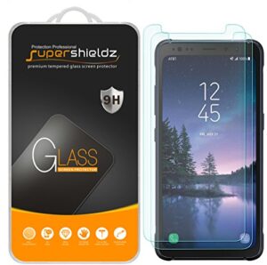 supershieldz (2 pack) designed for samsung (galaxy s8 active) (not fit for galaxy s8 and s8 plus model) tempered glass screen protector, anti scratch, bubble free