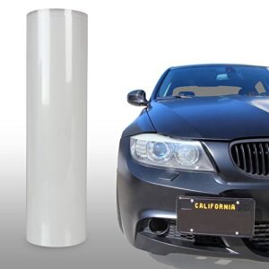 optix clear bra headlight bumper hood paint protection guard film vinyl sheet roll - 12" x 96" inch…