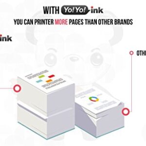 YoYoink Remanufactured Ink Cartridges Replacement for Canon PG245XL CL246XL High Yield (2 Black, 1 Color; 3 Pack) - Compatible with MX490 MX492 MG2920 iP2820