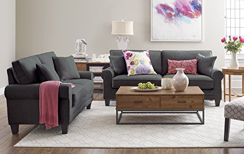 Serta Copenhagen, 78" Sofa, Gray