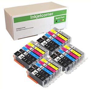 inkjetcorner compatible ink cartridges replacement for pgi-270xl cli-271xl pgi 270 cli 271 for use with ts9020 mg7720 ts8020 (24-pack)
