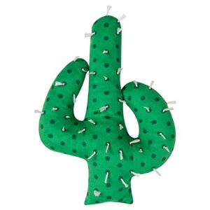 jwh 3d cactus throw pillow cover decorative stripes accent pillow case flower cushion leaf shape pillowcase sofa couch bed chair decor 13 x 18 inch green