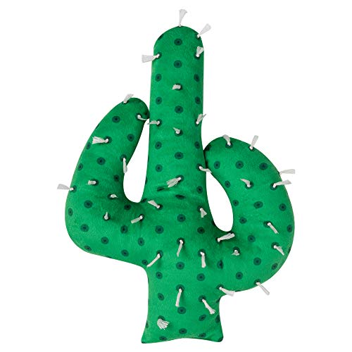 JWH 3D Cactus Throw Pillow Cover Decorative Stripes Accent Pillow Case Flower Cushion Leaf Shape Pillowcase Sofa Couch Bed Chair Decor 13 x 18 Inch Green