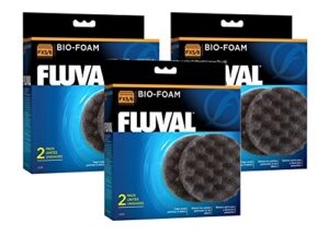 fluval (6 pack) fx5/fx6 bio-foam (3 packages with 2 inserts each)