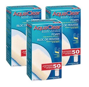 (3 pack) aquaclear 50 foam filter