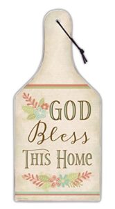 abbey gift god bless this home cutting board (57623)