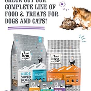 "I and love and you" Naked Essentials Canned Wet Cat Food, Stew Variety Pack (Chicken, Salmon, Tuna), Grain Free, Real Meat, No Fillers, 3 oz (Pack of 12)