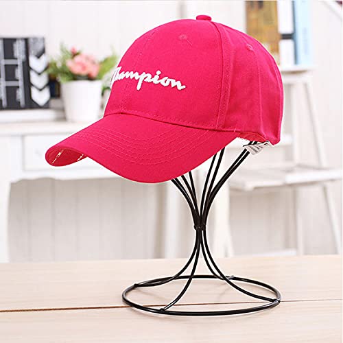A-SZCXTOP Metal Wig Stand Holder Hat Stand Display, 12.6inch Stable Sturdy Wig Head Holder, Durable Hat Holder Storage Stand, Freestanding Wig Stand for Decoration Display Storage-Black