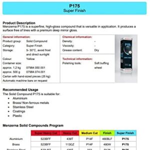 menzerna P175 Premium Super Finishing Paste (for All Surfaces) 1.3 kg