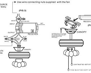 Universal Ceiling Fan Remote Control Kit Replacement for Hampton Bay Harbor Breeze Hunter Litex Westinghouse 3-Speed Light-Dimmer UC7030T UC7078T Fan-HD CHQ7078T L3H2010FANHD Fan-HD5 FAN-18R -Pikeman