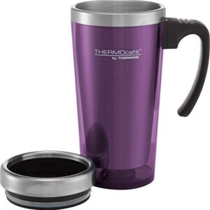 THERMOS ThermoCaf茅 Translucent Travel Mug, Purple, 420 ml