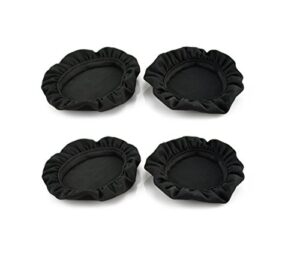 vekeff 2 pairs black stretchable washable earcup cover fabric headphone cover for most on ear headphones with 7~8.5cm earpads