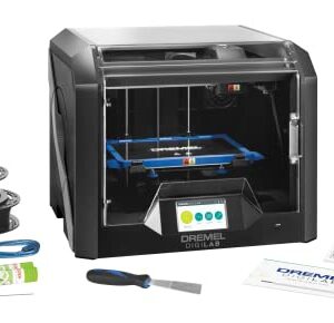 Dremel DigiLab 3D45-01 3D Printer with Filament - Heated Build Plate & Auto 9-Point Leveling - PC & MAC OS, Chromebook, iPad Compatible - Nylon, ECO-ABS, PETG, PLA Print Capable