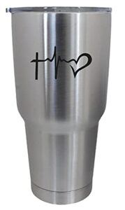 epic designs cups drinkware tumbler sticker - jesus gives us life love - cute love dream sticker decal