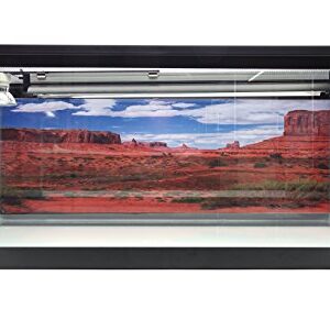 Reptile Habitat Background; Monument Valley Merrick Butte for 20L, 3-Sided Wraparound