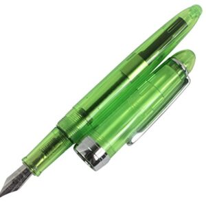 6 PCS Jinhao 992 Plastic Fountain Pen Set, Transparent, Diversity Color(Blue, Green, Grey, Brown, Orange, White)