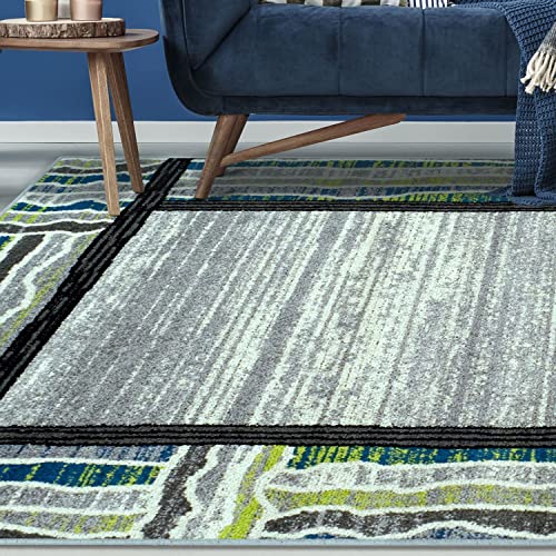 Superior Machine Made Rug, 8 ft x 10 ft, BORDER-Multicolor