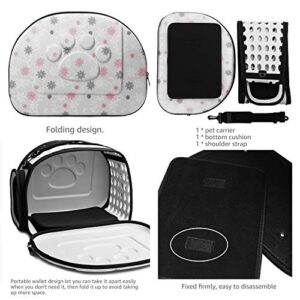 Coraltea EVA Pet Carrier Airline Approved Outdoor Under Seat Travel Medium Size Pets Bag Cats & Dogs Puppy(gray)