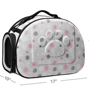 Coraltea EVA Pet Carrier Airline Approved Outdoor Under Seat Travel Medium Size Pets Bag Cats & Dogs Puppy(gray)