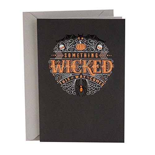 Hallmark Signature Halloween Card (Something Wicked)