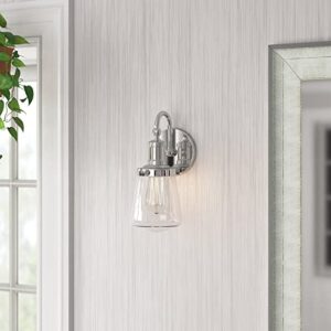 Designers Fountain 69501-CH Taylor Wall Sconce Silver, 11.50x6.25x5.13