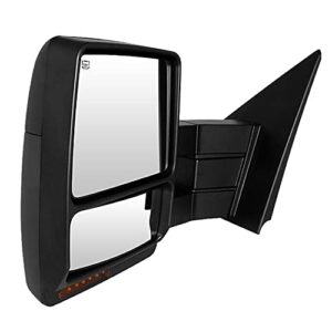 AKKON - For 07-14 F150 F-150 Extendable Towing Power Telescoping Wide Angle Side Mirrors Left + Right Pair