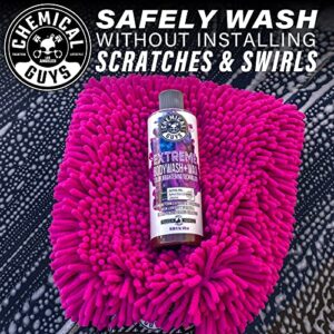 Chemical Guys CWS20764 Extreme Bodywash & Wax Foaming Car Wash Soap (For Foam Cannons, Foam Guns or Bucket Washes) For Cars, Trucks, Motorcycles, RVs & More, 64 fl oz (Half Gallon) Grape Scent