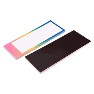 Juvale 12 Pack Magnetic Notepads for Fridge, Lined To Do Memos List, Watercolor Design (3.5x9 Inches, 60 Sheets Each)