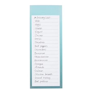 Juvale 12 Pack Magnetic Notepads for Fridge, Lined To Do Memos List, Watercolor Design (3.5x9 Inches, 60 Sheets Each)