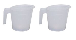 bunn 04238.0000-2pk water pitcher for pourover coffee brewer, 64 oz, 13" height, 11" width, 6" length (pack of 2)
