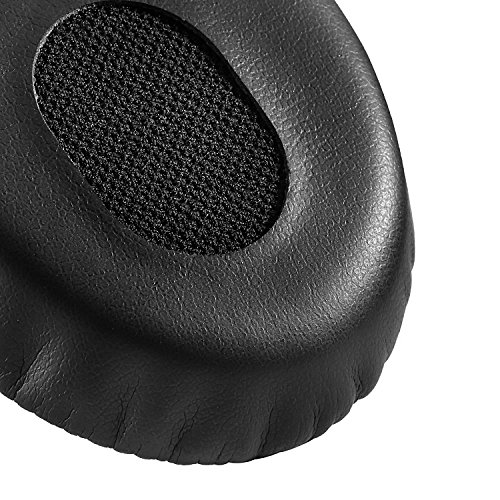 QC3 Earpads, JARMOR Replacement Memory Foam Ear Cushion Cover Kit for Bose QuietComfort 3, On Ear, OE1 Headphones ONLY, Black