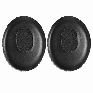 QC3 Earpads, JARMOR Replacement Memory Foam Ear Cushion Cover Kit for Bose QuietComfort 3, On Ear, OE1 Headphones ONLY, Black