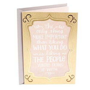 hallmark boss's day card from all (so glad to work for you) (499bbn1002)