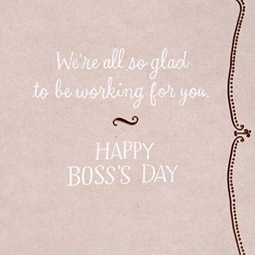 Hallmark Boss's Day Card from All (So Glad to Work for You) (499BBN1002)