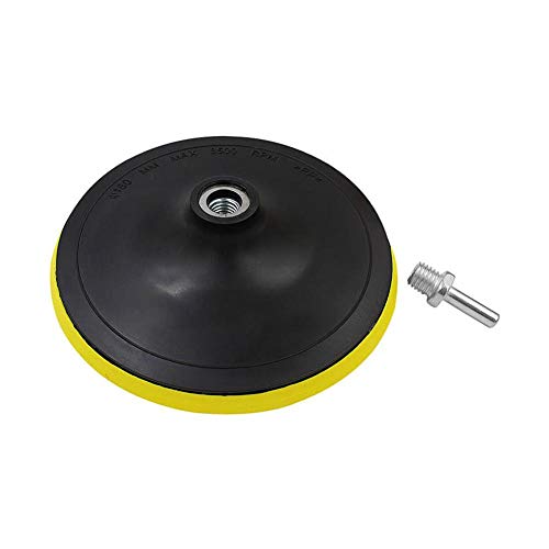 Qillu 10 Pcs Sponge Polishing Buffing Waxing Pad Kit for Car Polisher Buffer With Drill Adapter(5inch)