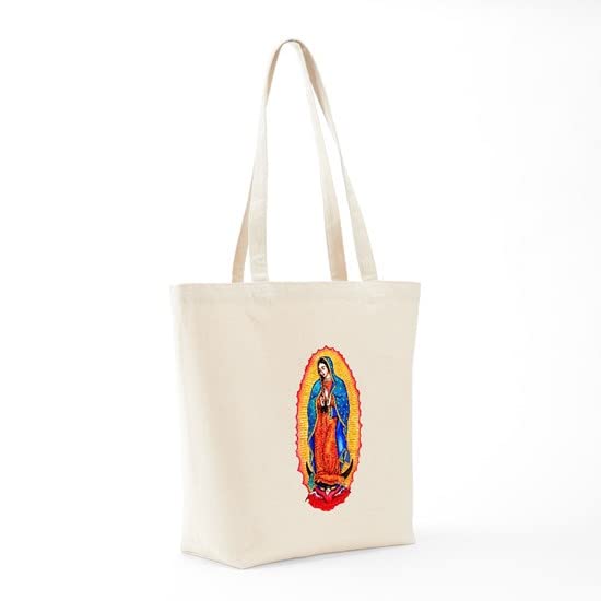 CafePress Virgin Of Guadalupe Tote Bag Natural Canvas Tote Bag, Reusable Shopping Bag