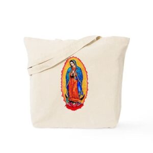 cafepress virgin of guadalupe tote bag natural canvas tote bag, reusable shopping bag