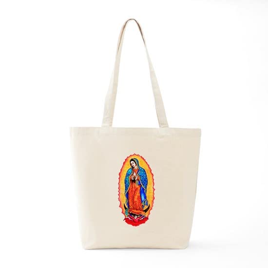 CafePress Virgin Of Guadalupe Tote Bag Natural Canvas Tote Bag, Reusable Shopping Bag